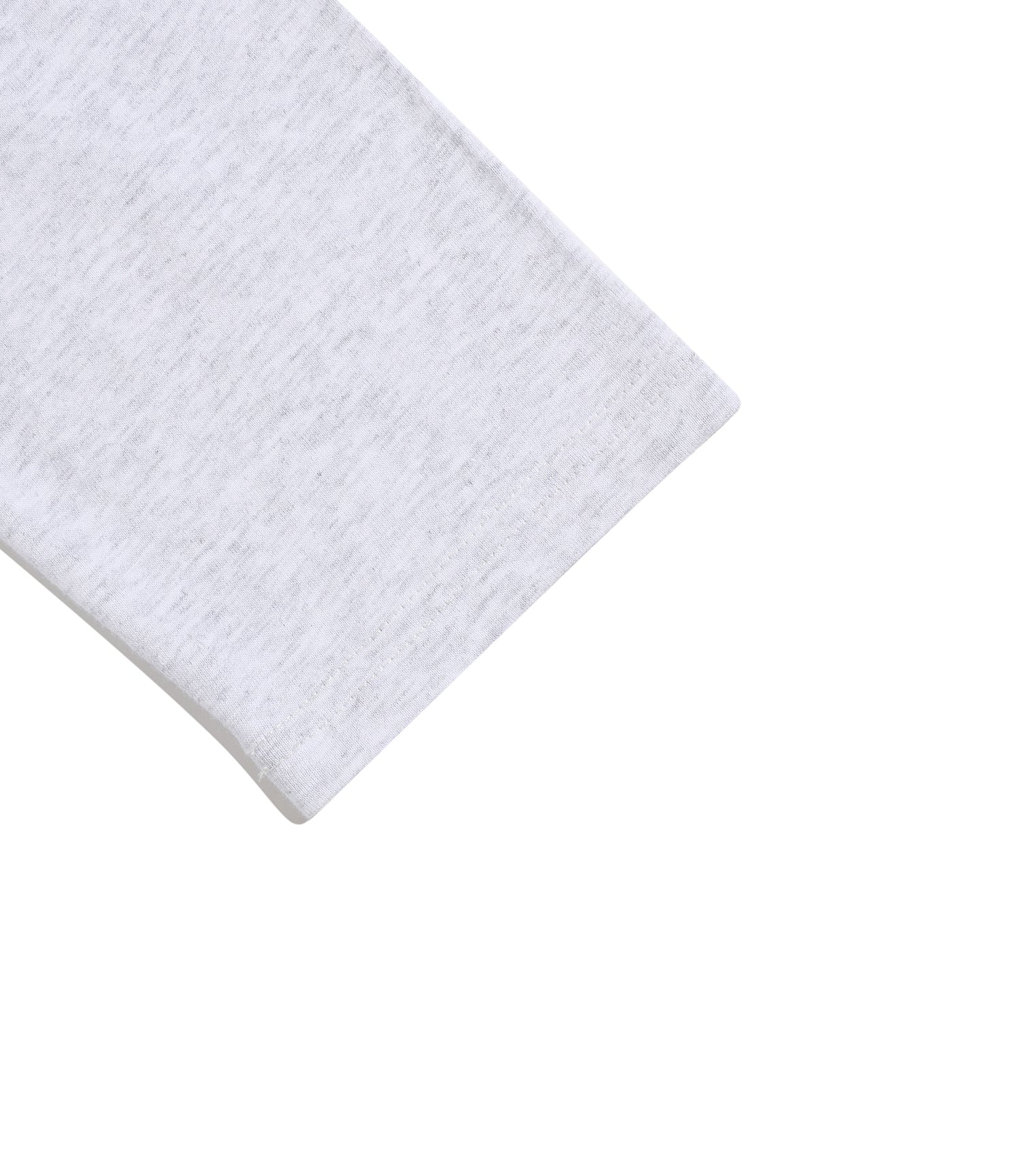 Nice Ghost Club 3star applique 3/4 sleeve tee[light grey]