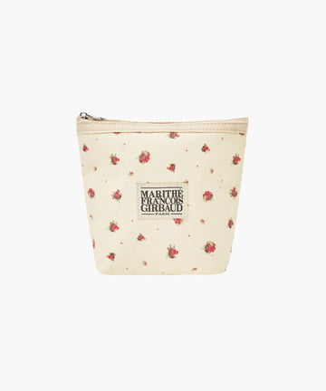 Marithé François Girbaud Classic Logo Vintage Flower Pouch