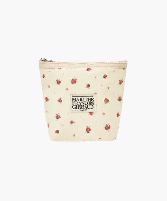 Marithé François Girbaud Classic Logo Vintage Flower Pouch