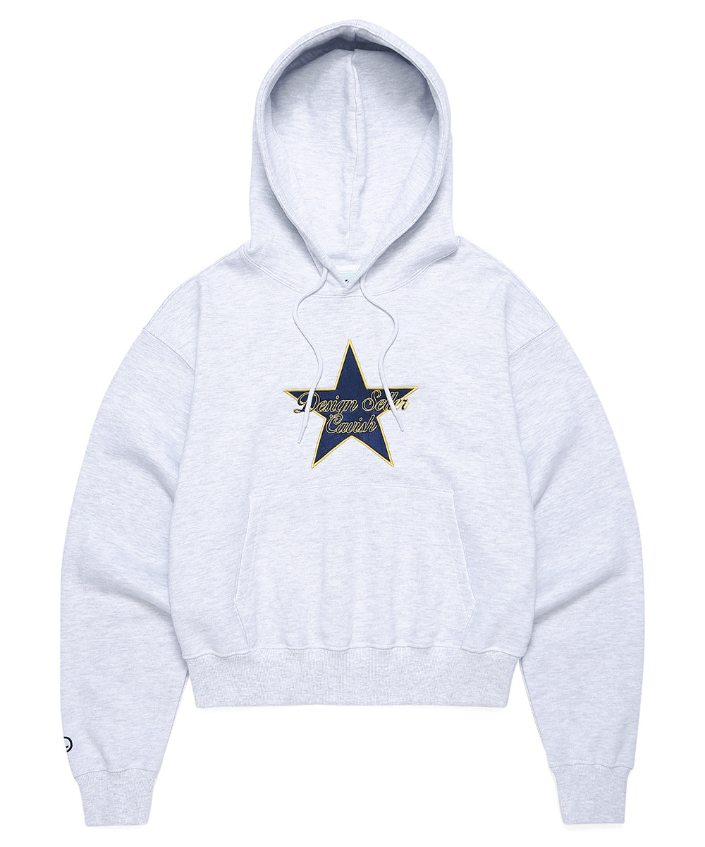 Cavish Women's Star Logo Cropped Hoodie