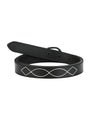 Mahagrid STITCH LEATHER BELT [BLACK]