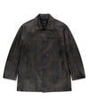 Mahagrid Faux Leather Car Coat