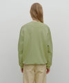 Marithé François Girbaud Winery Applique Logo Oversized Sweatshirt in Olive