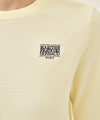 Marithé François Girbaud W SMALL CLASSIC LOGO CROP KNIT PULLOVER black