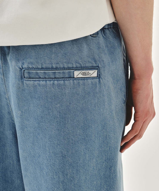 Marithé François Girbaud M Marine Denim Easy Shorts