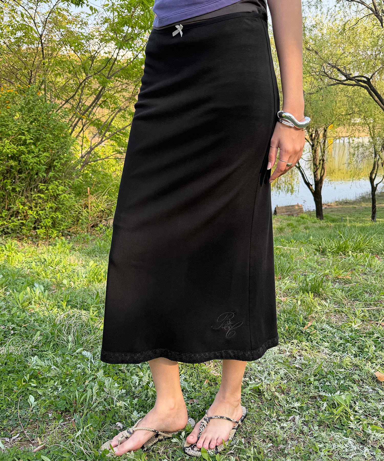 Bitter Cells Giselle Jersey Long Skirt