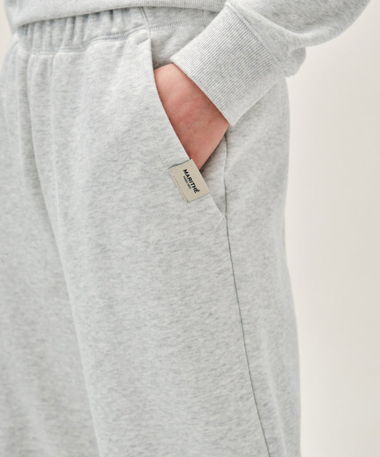 Marithé François Girbaud W BASIC FOLD-OVER SWEAT PANTS