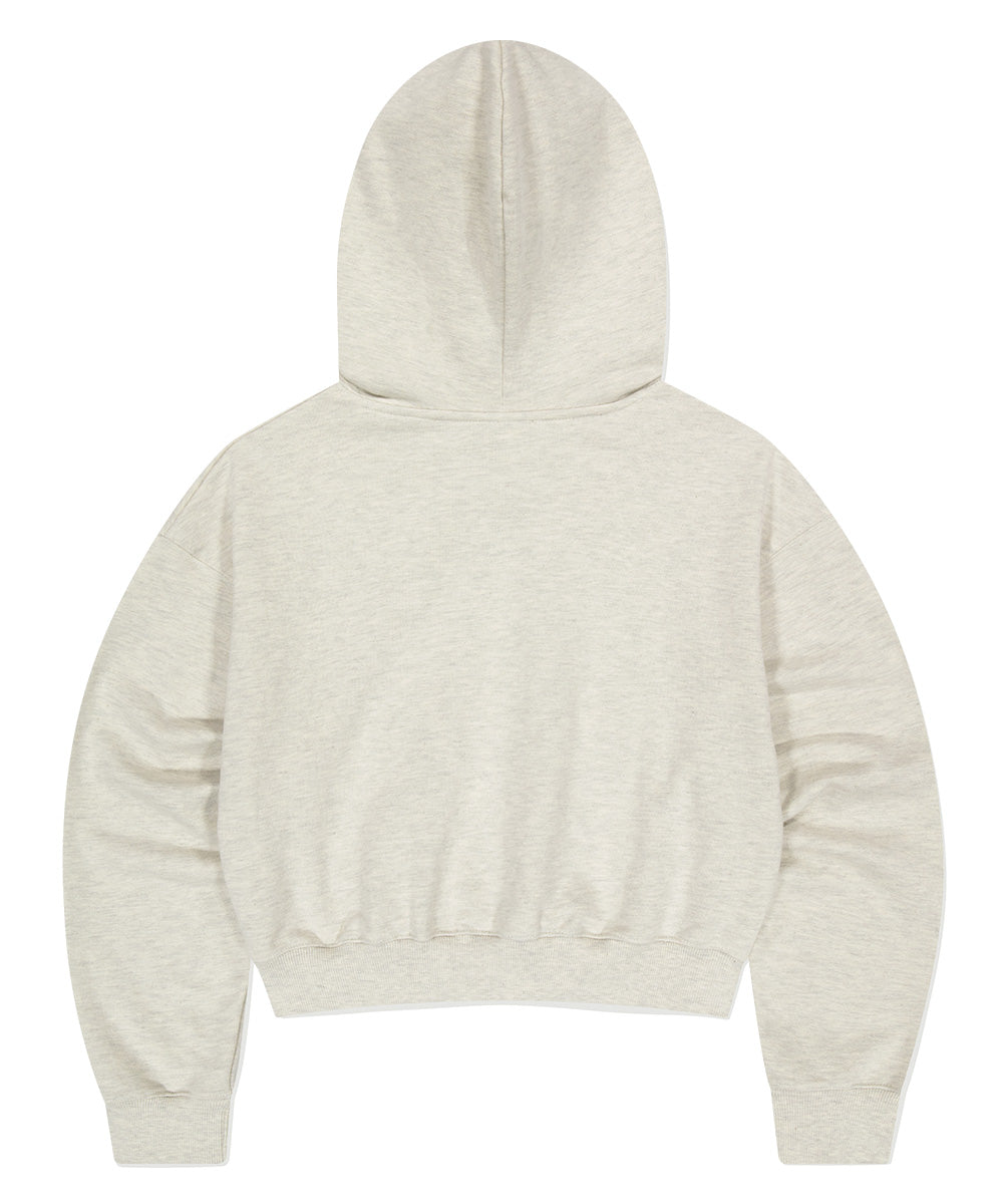 Mahagrid THIRD LOGO CROP HOODIE