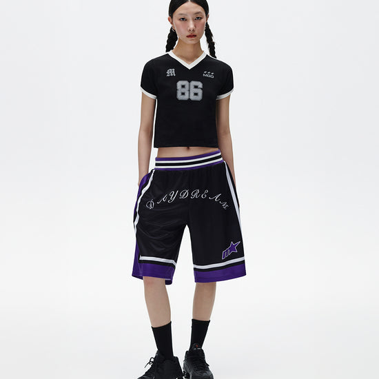Mahagrid Football Ringer Tee