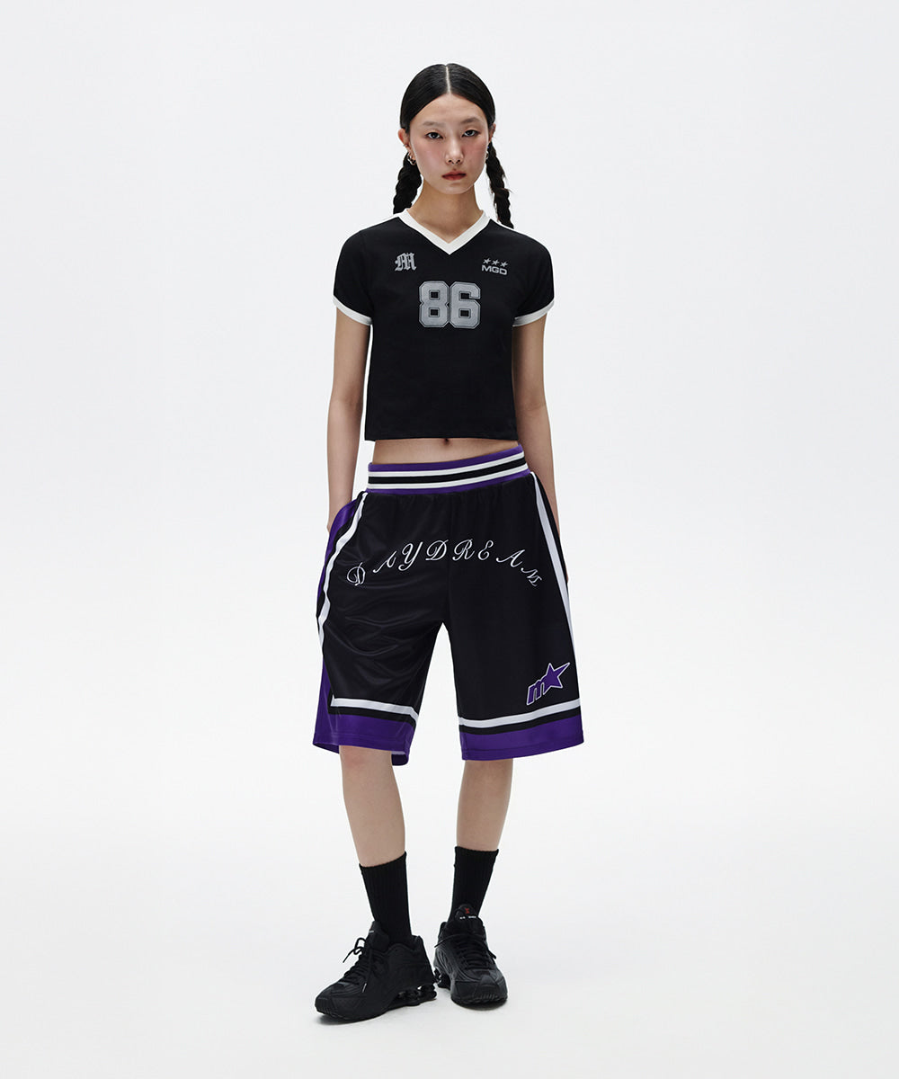Mahagrid Football Ringer Tee