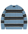 Mahagrid Mesh Stripe Knit