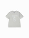ADLV Woman Football AC Bear Pigment Short Sleeve T-Shirt