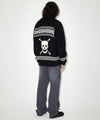 Mahagrid Skull Cowichan Knit Sweater