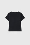 General Idea WOMAN Punching Ribbed Henley Neck T-Shirt