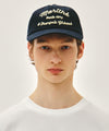 Marithé François Girbaud CHAIN EMBROIDERY FLAT BRIM CAP