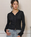 Bitter Cells Essential Shirring Slim Fit Shirt