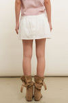 General Idea WOMAN Lace Shirring Mini Skirt