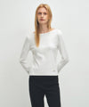 Marithé François Girbaud W BASIC SCOOP BACK LONG SLEEVE