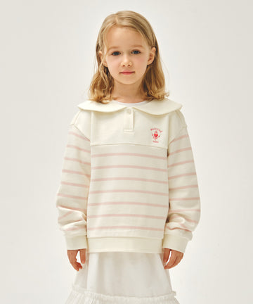 Marithé François Girbaud Kids Sailor Stripe Sweatshirt