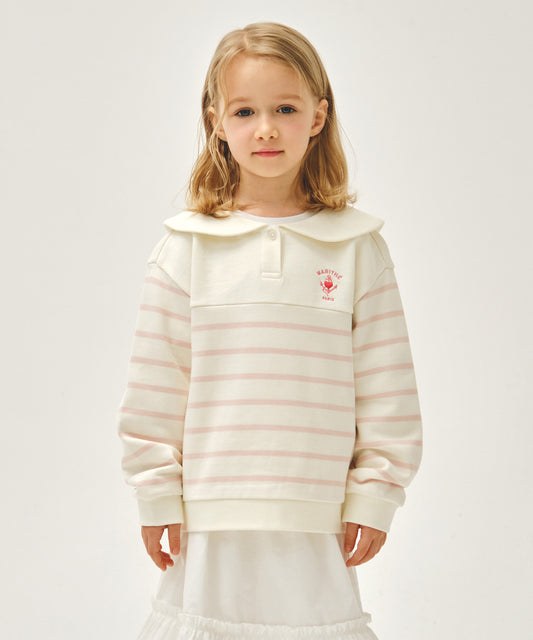 Marithé François Girbaud Kids Sailor Stripe Sweatshirt