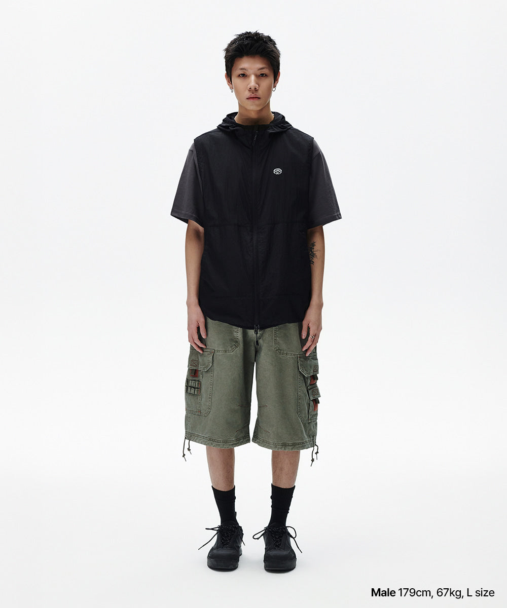 Mahagrid Eclipse Nylon Hood Vest
