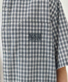Marithé François Girbaud M CHECK HALF SLEEVE SHIRT