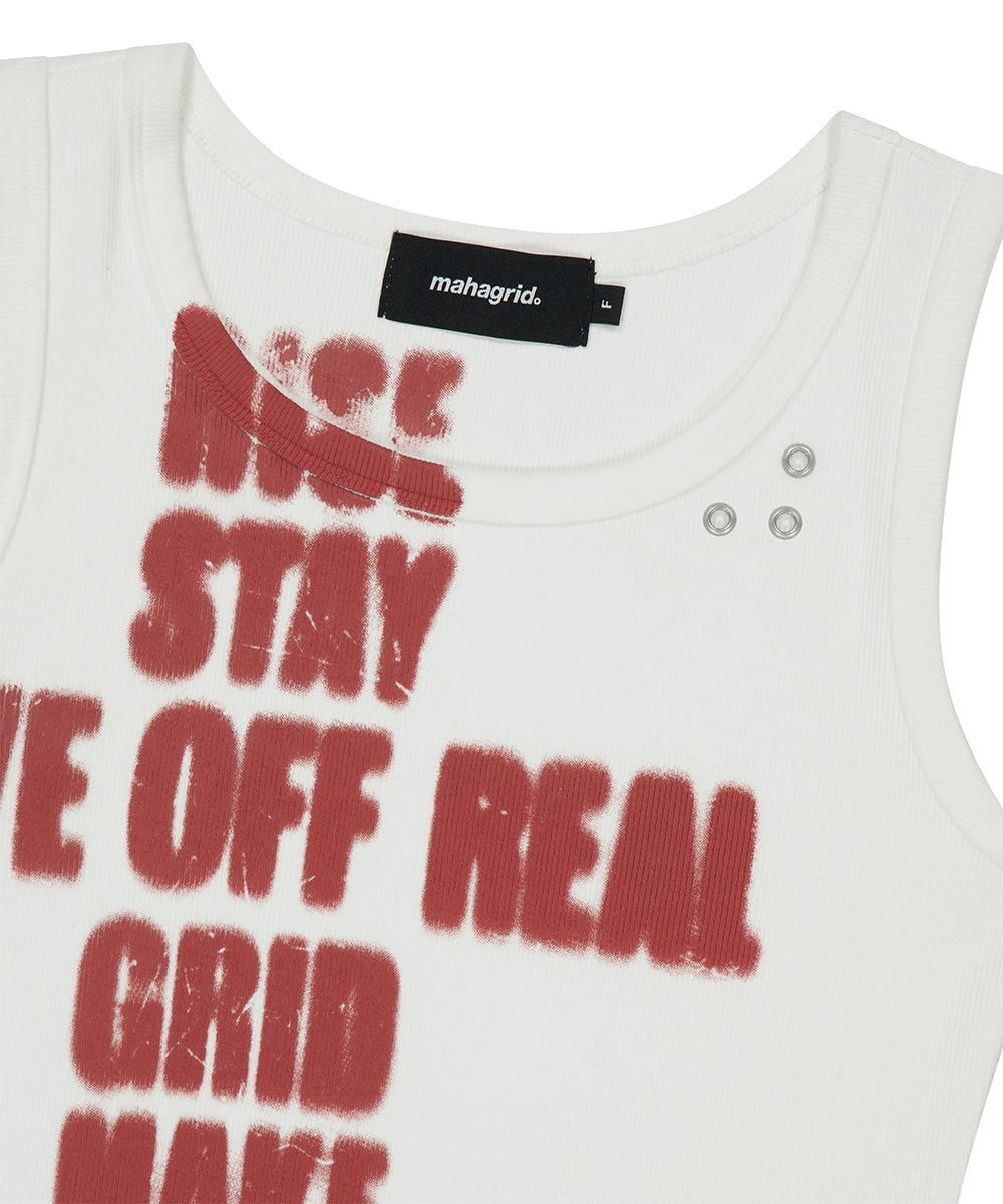 Mahagrid Rise Crack Tank Top