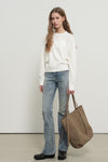 General Idea WOMAN Bootcut Washed Denim Pants