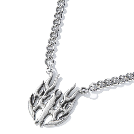Mahagrid Tribal Necklace [Silver]