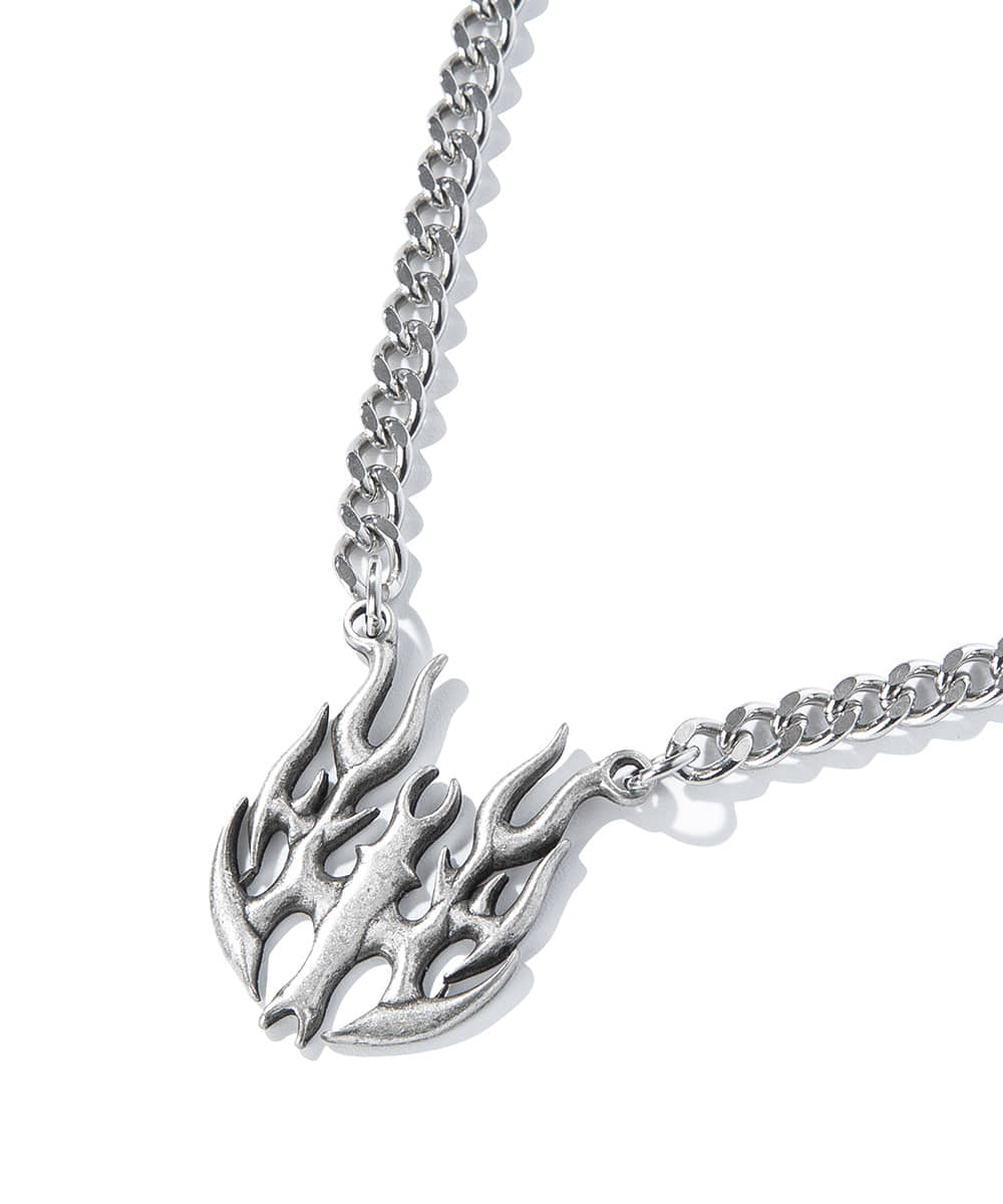 Mahagrid Tribal Necklace [Silver]