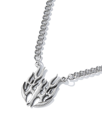 Mahagrid Tribal Necklace [Silver]