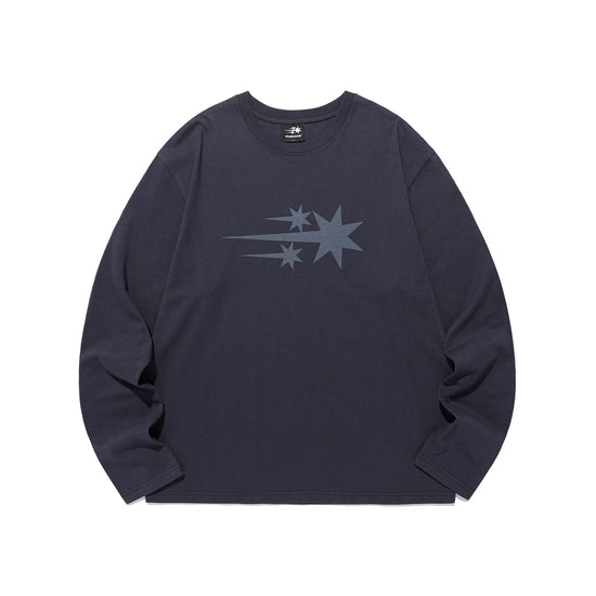 Nice Ghost Club 3Star Long Sleeve Tee [Purple]