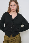 General Idea WOMAN Signature Crew Neck Cardigan