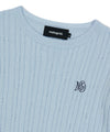 Mahagrid Cable Half Sleeve Knit