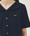Marithé François Girbaud W MARINE HALF SLEEVE ONEPIECE