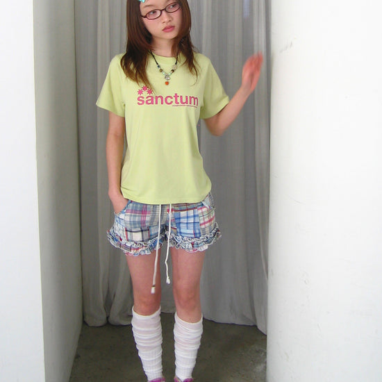 Nice Ghost Club [6/5 pre-order] Sanctum Logo Tee [Yellow Green]