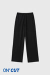 General Idea WOMAN Temperature Cut Cool Semi Wide Knit Pants [IVORY]