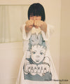 Nice Ghost Club Fist Boy Big Big Tee [White]