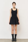 General Idea Women's Jersey Top Balloon One-Piece Dress [Black]