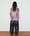Mahagrid SPRAY DYEING CHECK CROP SHIRT