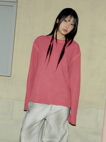 ADLV Waffle Dyed Long Sleeve T-Shirt