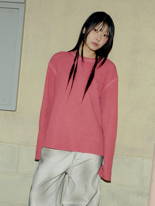 ADLV Waffle Dyed Long Sleeve T-Shirt