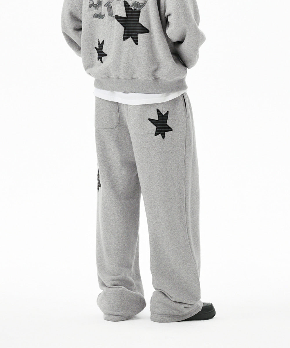Mahagrid Pray Appliqué Sweat Pant Grey