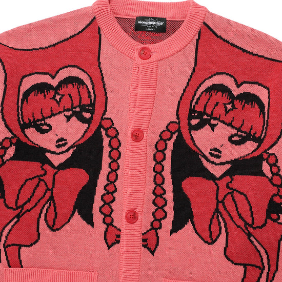 Nice Ghost Club Devil Girl Knit Cardigan