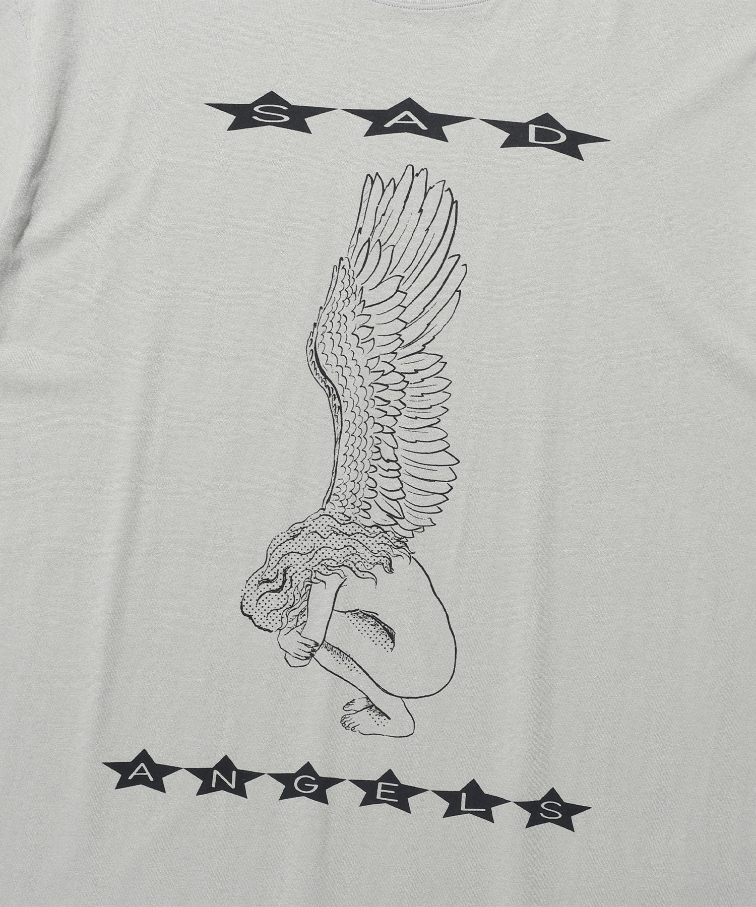 Nice Ghost Club Sad Angels Star Tee [Grey]