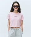Marithé François Girbaud W Lettering Crop Tee