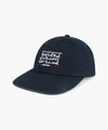Marithé François Girbaud DRAWING CLASSIC LOGO FLAT BRIM CAP ivory