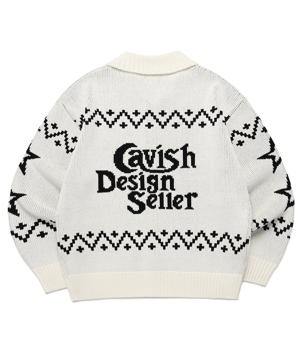 Cavish CATS ZIP UP CARDIGAN
