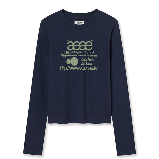 AEAE Web Logo Crop Long Sleeve