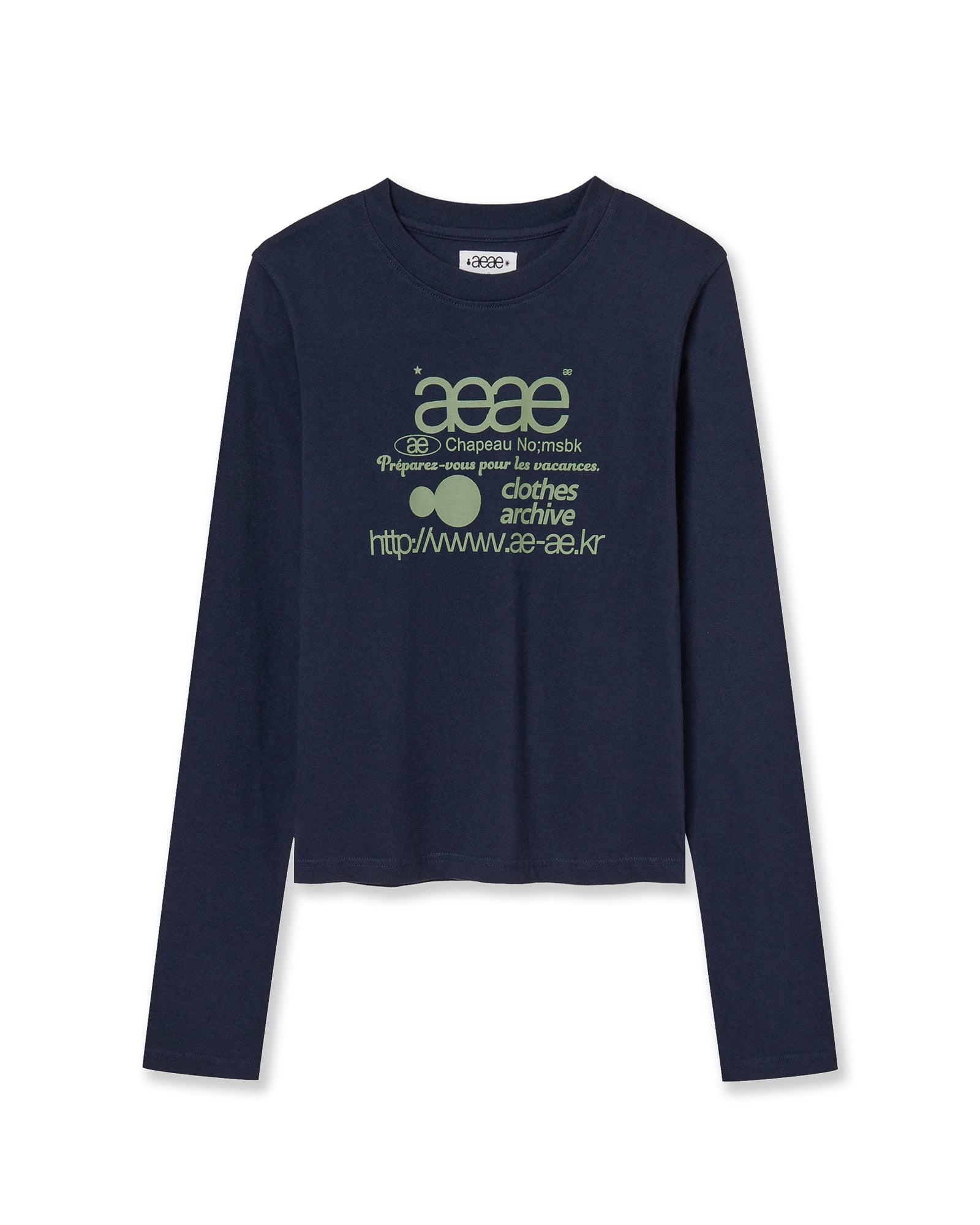AEAE Web Logo Crop Long Sleeve
